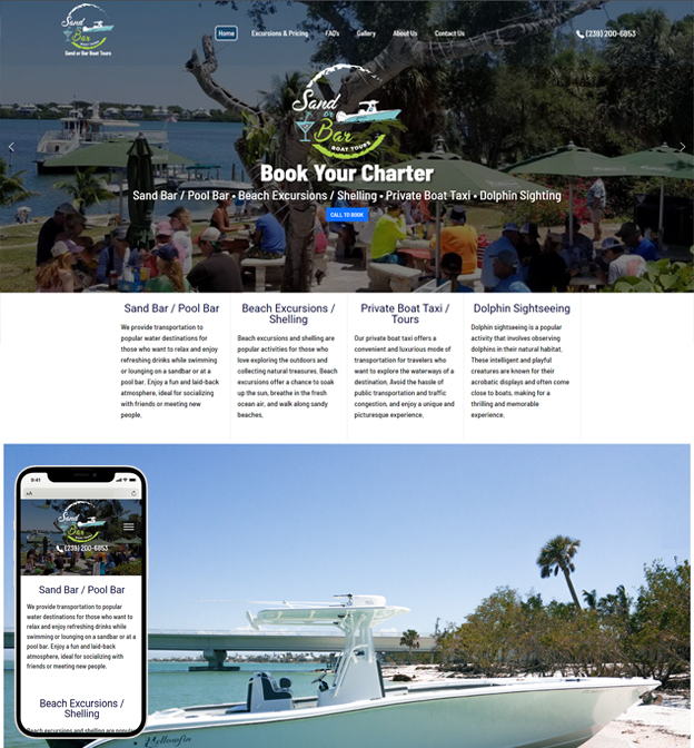 Sand or Bar Boat Tours